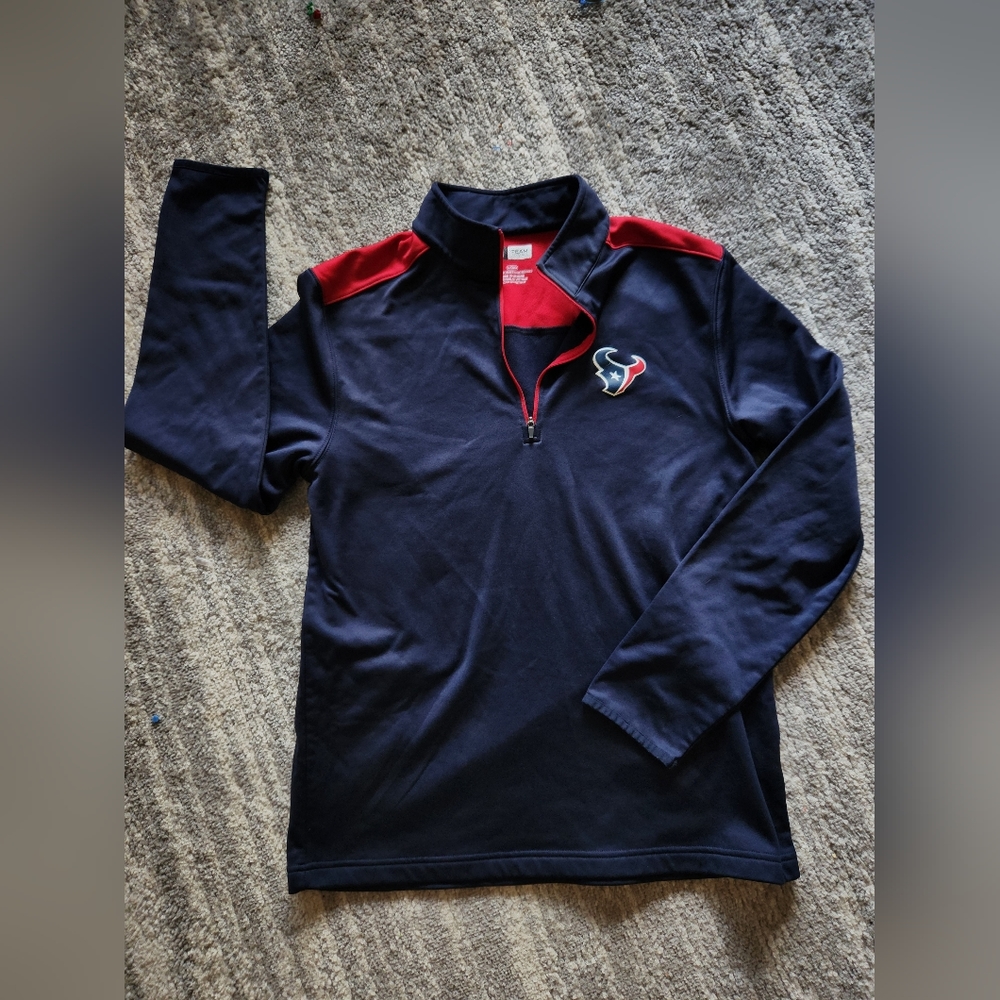 Men's Sz Large Texans Team Apparel Pullover
